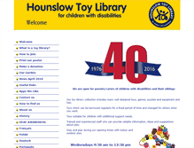 Tablet Screenshot of hounslowtoylibrary.co.uk